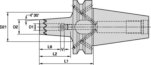 Термоусадочная оправка SAFE-LOCK™ BT40BSFTT16075M