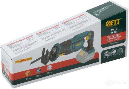 Reciprocating saw Acc.; 20 V; 0-3000 stroke/min; 26 mm; cut. tilt; box
