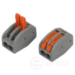 ERA terminal NO-225-382 universal 222-412 with levers 2-wire 0.08-2.5/4 mm2 pack of 20 pieces