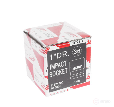 Головка торцевая 1" 36мм ударная L=62мм JTC