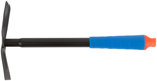 Hoe, blue plastic handle 300 mm