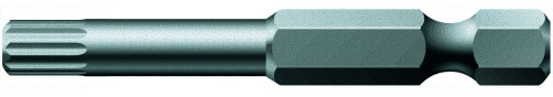 860/4 Z XZN Triple-square (12-beam sprocket) bits, viscous hardness, shank 1/4" E 6.3, M 10 x 50 mm