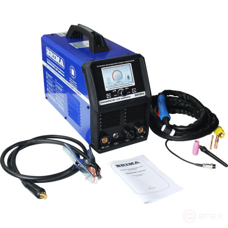 УСТ-КА ИНВ. АРГОН-ДУГ.СВАРКИ TIG 200P AC/DC LCD multiwave"BRIMA" с педалью