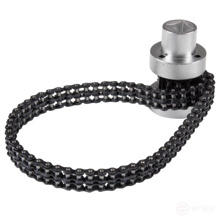 Oil filter puller, 60-115 mm, 1/2", chain AFFIX AF10342115
