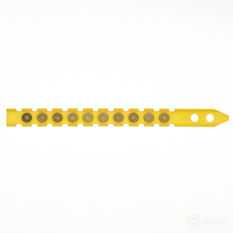 Монтаж. патрон в кассете К-4 для порох. монтаж. пистолетов (кал. 6,8х11 мм, желт., 100 шт/уп) FEDAST