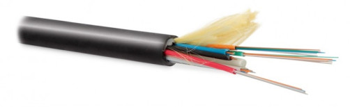 FO-MB-IN/OUT-9S-16-LSZH-BK Fiber optic cable 9/125 (SMF-28 Ultra) single-mode, 16 fibers, gel-free microtubules 0.9 mm (micro bundle), internal/external, LSZH, ng(A)-HF, -40°C – +70°C, Black