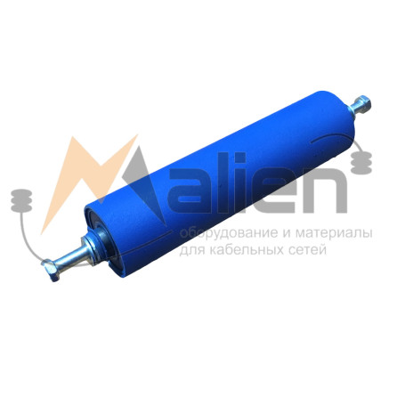 The working shaft is made of steel (replaceable cable roller coil) VS-180-51 on an axle with bearings and bolts M10 MALIEN