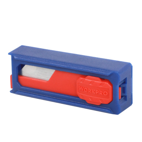 SK5 10 pcs Standard Blades for Universal Knife in a professional case WP213002 WORKPRO