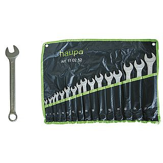 A set of wrenches with a ring /mouth, 16 pcs.