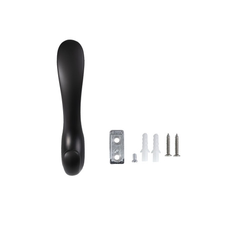 Hook metal two-horn metal ROMA black matte AKS