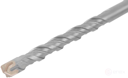 Бур по бетону SDS-PLUS, Профи, крестообразная вставка, двойная спираль, 10 х 160 мм