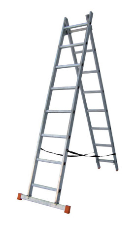 Aluminum ladder 2-section universal 8 steps. (2x8) Master