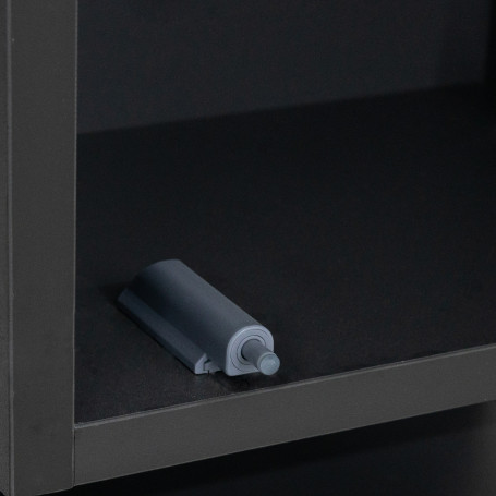 Shock absorber mount straight overhead/mortise grey AKS