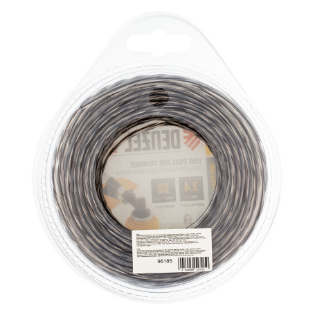 Two-component fishing line for a square twisted trimmer, 2.4 mm x 15 m, EXTRA CORD Denzel