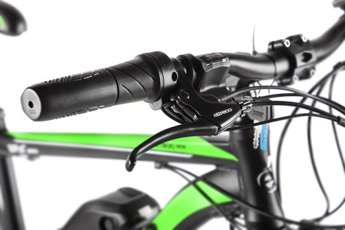 Велогибрид Eltreco XT 800 new Черно-зеленый-2138