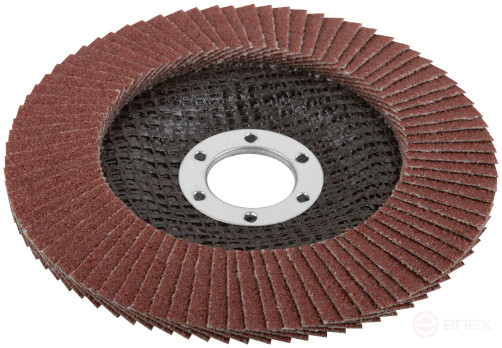 End lobed circle 125 mm, P 80