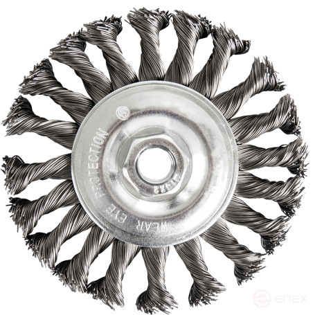 Кордщетка для МШУ радиальная витая ПРАКТИКА 115 мм М14 (242-625)
