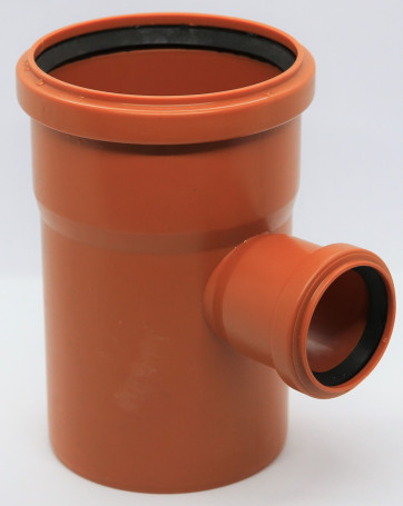 External tee 110 by 50 mm 90 (87.5) degrees Flextron