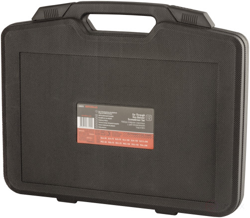 A set of 12 pr. through-hole screwdrivers with a hexagon wrench (case) Avtodor 30870