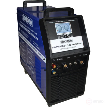 INV. ARGON-ARC WELDING UNIT TIG 315P AC/DC LCD multiwave "BRIMA" integrated cooling unit