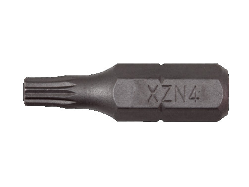Bits for screws XZN, 25 mm, M4
