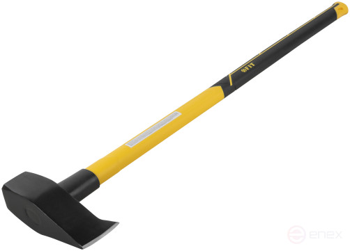 Forged cleaver, fibreglass long handle 900 mm, 3600 gr.