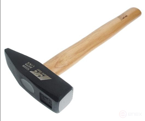 Молоток 0.800кг слесарный деревянная ручка гикори JTC