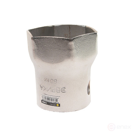 Ключ ступичный 80мм ER-60802 шестигранный ЭВРИКА 1/10