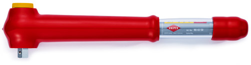Ключ динамометрический VDE, DR 1/2", 5 - 50 Н·м, L-385 мм, диэлектр.