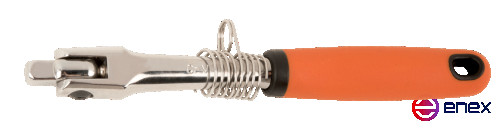 1/4" Handle with hinge and safety spring, 150 mm