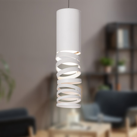 Pendant lamp (suspension) ERA PL22 WH MR16 GU10 ceiling cylinder white