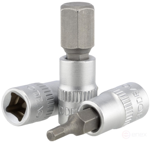 Головка со вставкой шестигранник 4mm (1/4";L=38mm) АвтоDело (39618)