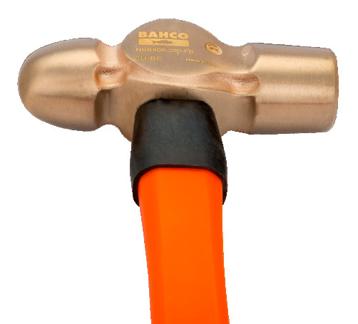 IB Hammer with round striker (copper/beryllium), fiberglass handle, 300 g