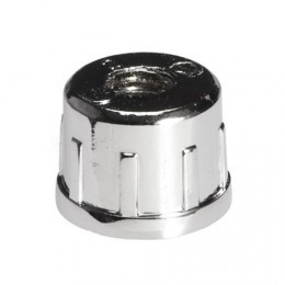 Заглушка внутр. трубы d25 (511Е) 0,6-0,8 с резьбой М10, хром AKS