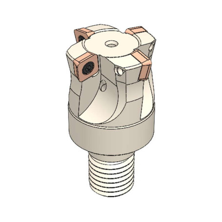 End mill SOMW 0803 Sng d-42 mm, Z-5, with screw shank M 16