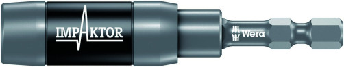 897/4 IMP R Impaktor битодержатель ударный, хвостовик 1/4" E 6.3, с кольцевым магнитом и пружинным стопорным кольцом, 1/4" x 75 мм