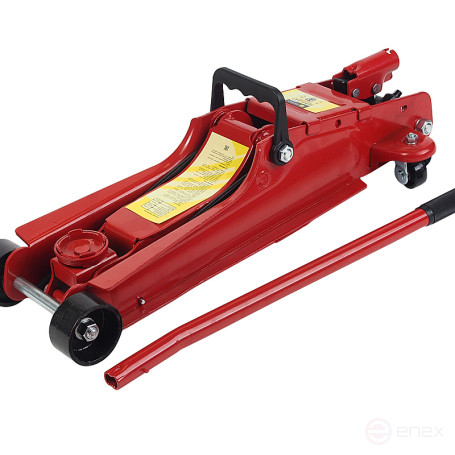 Домкрат гидравлический ER-82103 подкатной 2,5т с низким подхватом (выс.подъема 85-385мм) ЭВРИКА /1