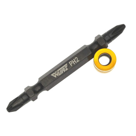 Бита торсионная с магнитным держателем PH2 х 65мм сталь S2 10шт.