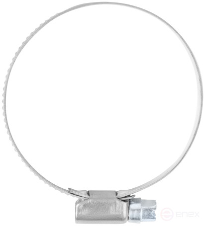 Хомут обжимной накатной, ширина 9 мм, нерж.сталь 40-60 мм