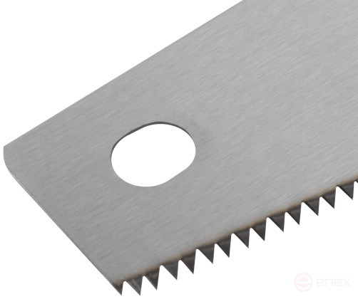 Wood hacksaw, 7 TRI medium tempered tooth, 2D sharpening, 500 mm rubberized plastic handle