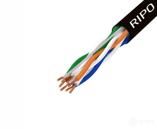 Кабель витая пара UTP4 CAT5E 24AWG Cu (outdoor) RIPO
