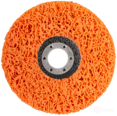 Polymer stripping disc 125 mm, orange, very hard