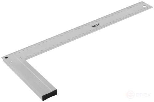 Угольник столярный литой алюминиевый Профи 400 мм