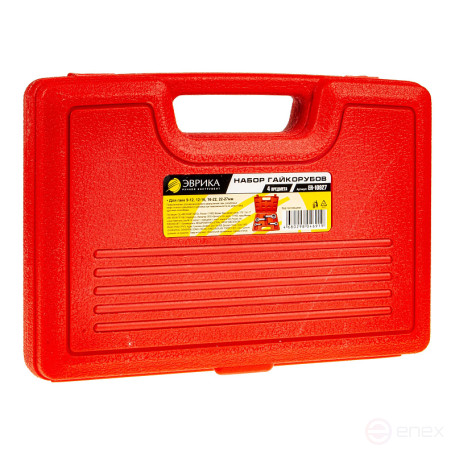 Set of nutcutters ER-10927: (9-12, 12-16, 16-22, 22- 27mm) 4p. in the EUREKA case /1/10