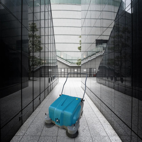 Аккумуляторная подметальная машина SW950B (с з/у и 2 шт АКБ гелевые 12В 24 Ач )