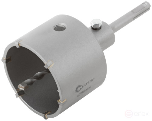 SDS Plus concrete crown, 80 mm, Cutop Profi