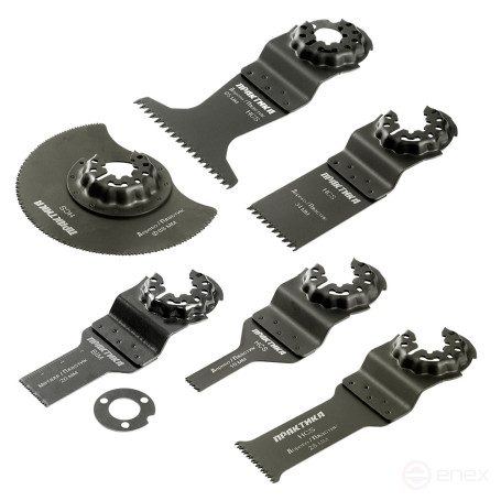 Набор насадок для МФИ ПРАКТИКА 6 шт по дереву №4 в блистере (240-539)