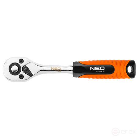 Ratchet wrench 1/4", 145 mm