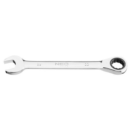 Key combined with ratchet, 22 mm
