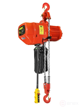 Таль электрическая цепная OCALIFT 01-02D 1 т 3 м 380в две скорости стационарная на крюке